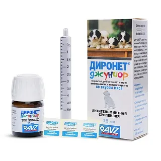 Диронет Джуниор для щенков и котят: описание, применение, купить по цене производителя